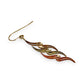 GOLD DEAL | 9ct Y/W/R Gold ri-Color Gold Twist Drop Earrings
