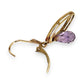 GOLD DEAL | 9ct (9K) Gold Amethyst Teardrop Earrings