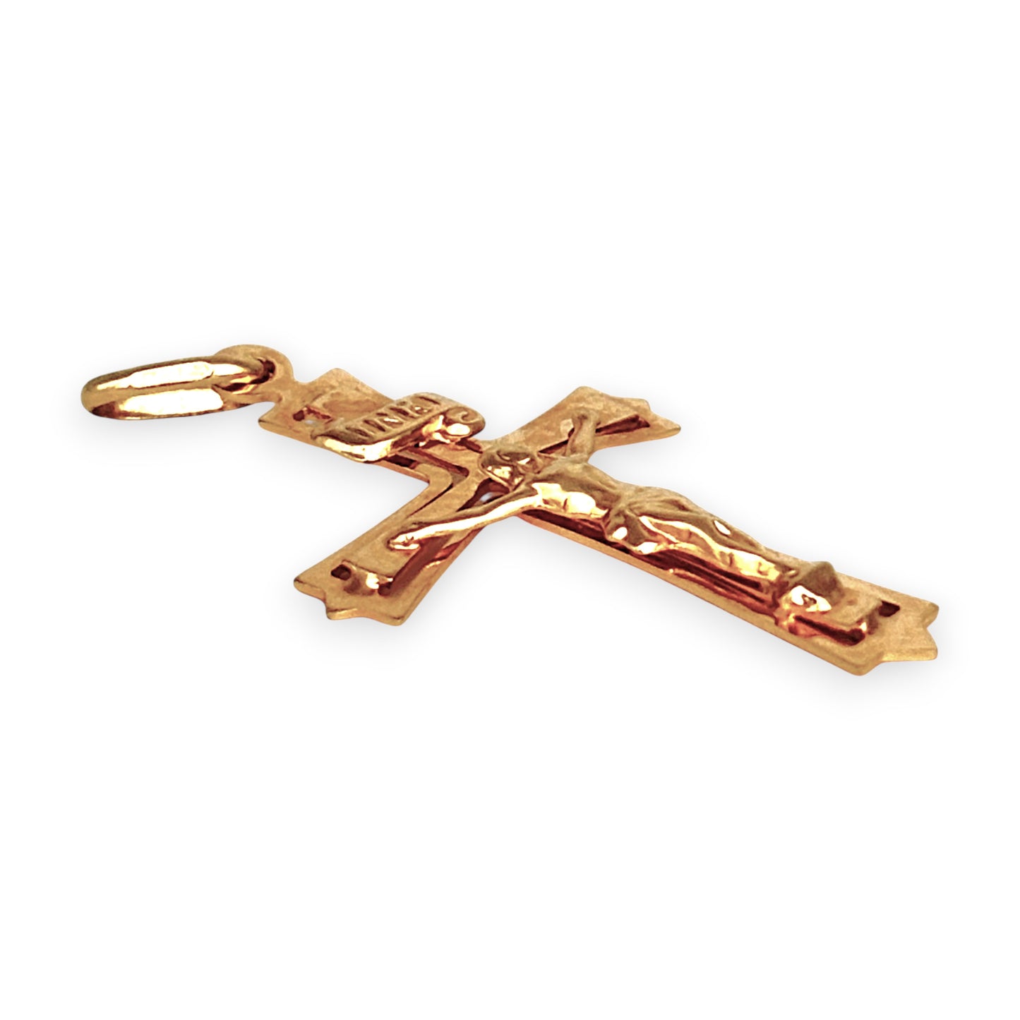GOLD DEAL | 9K (9ct) Gold Crucifix with “INRI” Pendant