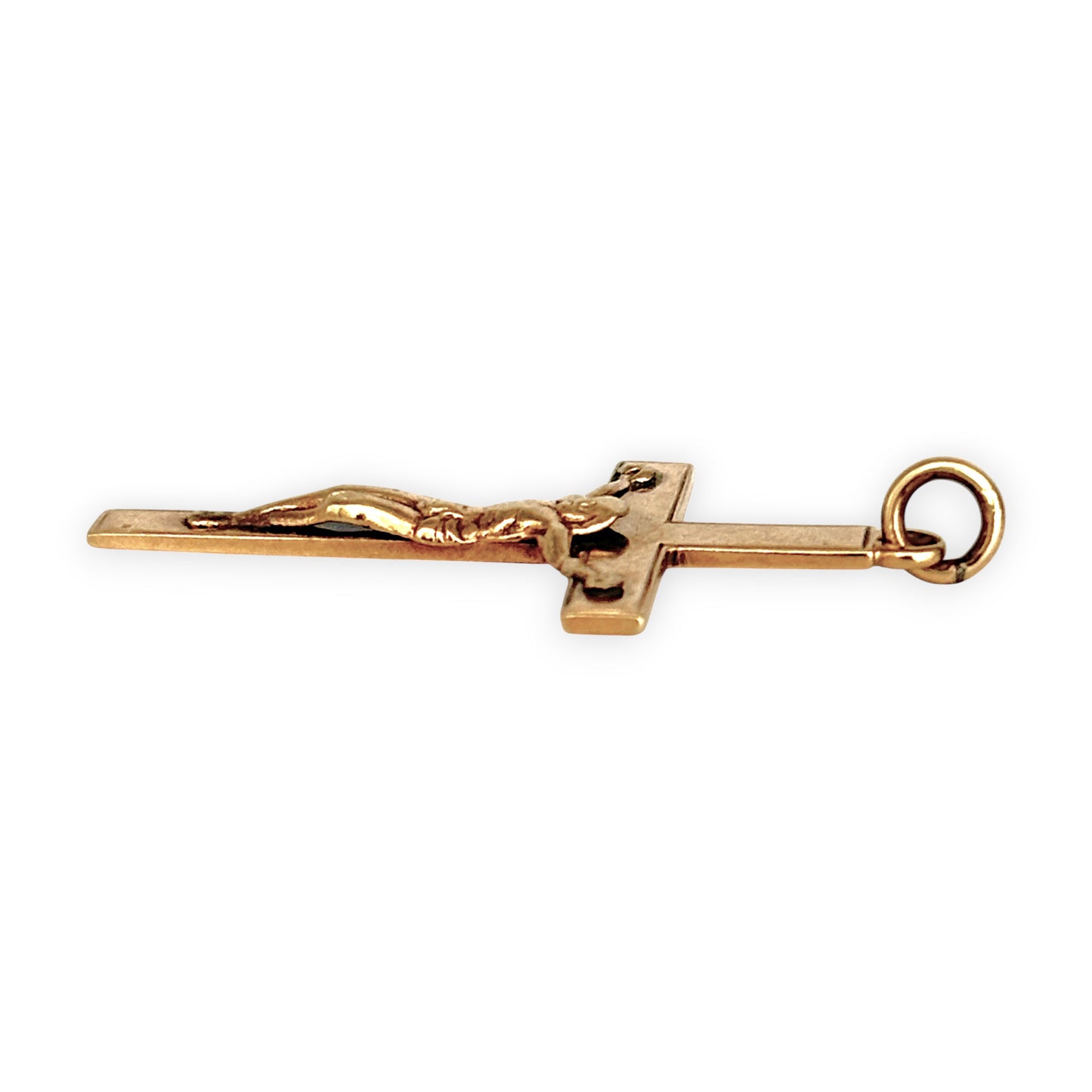 GOLD DEAL | 9ct (9K) Gold Classic Crucifix Pendant 31.1mm