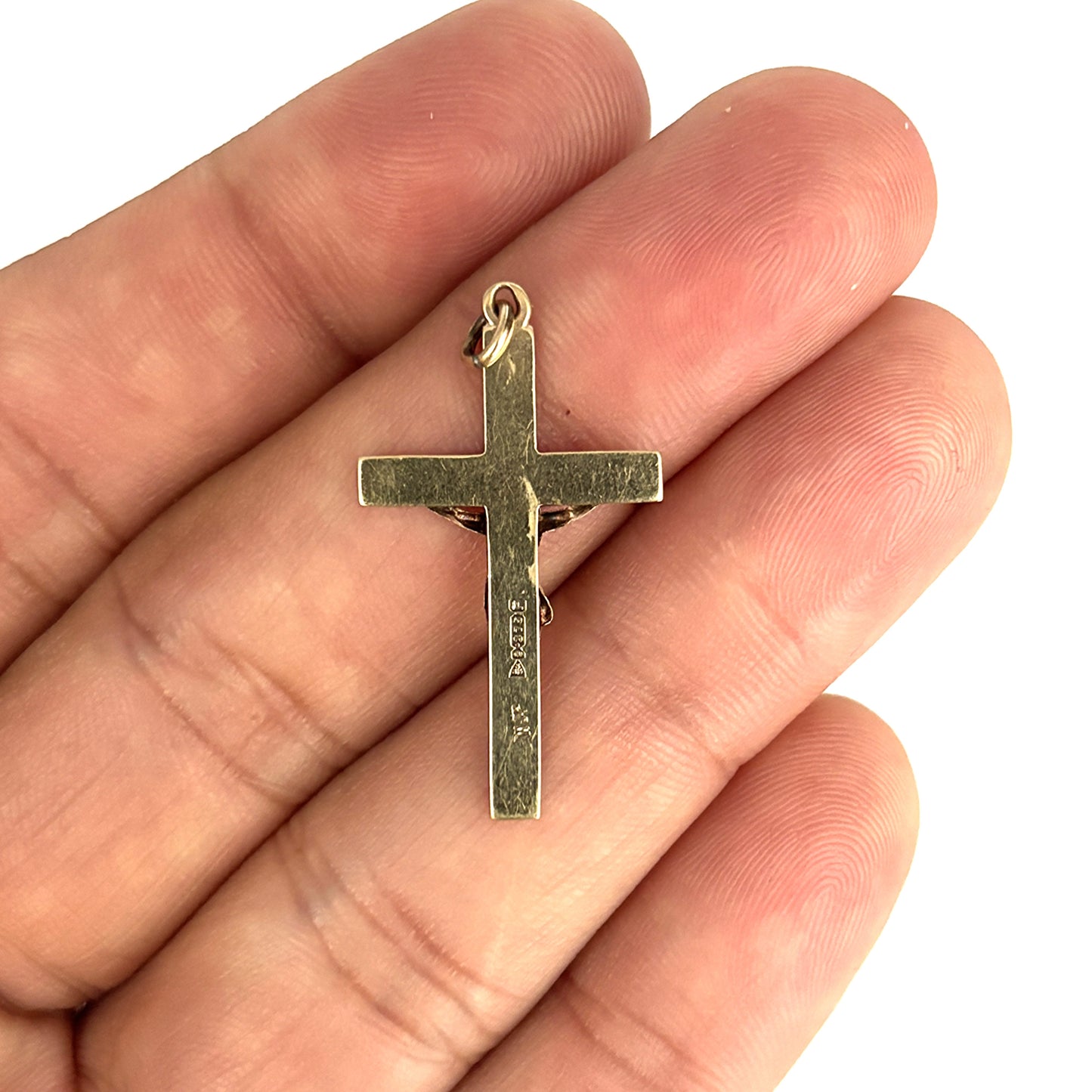 GOLD DEAL | 9ct (9K) Gold Classic Crucifix Pendant 31.1mm