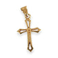 GOLD DEAL | 9ct (9K) Gold Cross with Diamond Accent