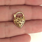 GOLD DEAL | 9ct (9K) Gold Everlasting Golden Hearlock Pendant