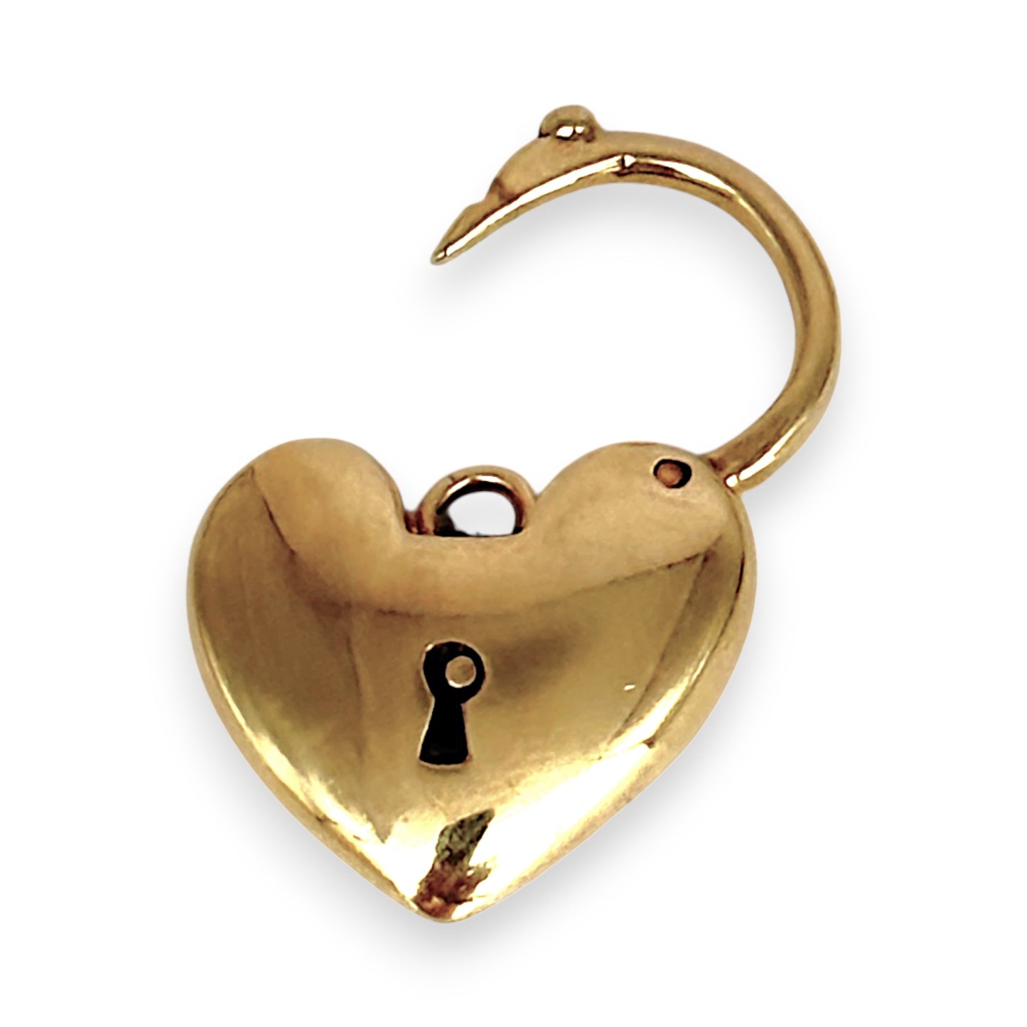 GOLD DEAL | 9ct (9K) Gold Locked in Love Heart Padlock Pendant