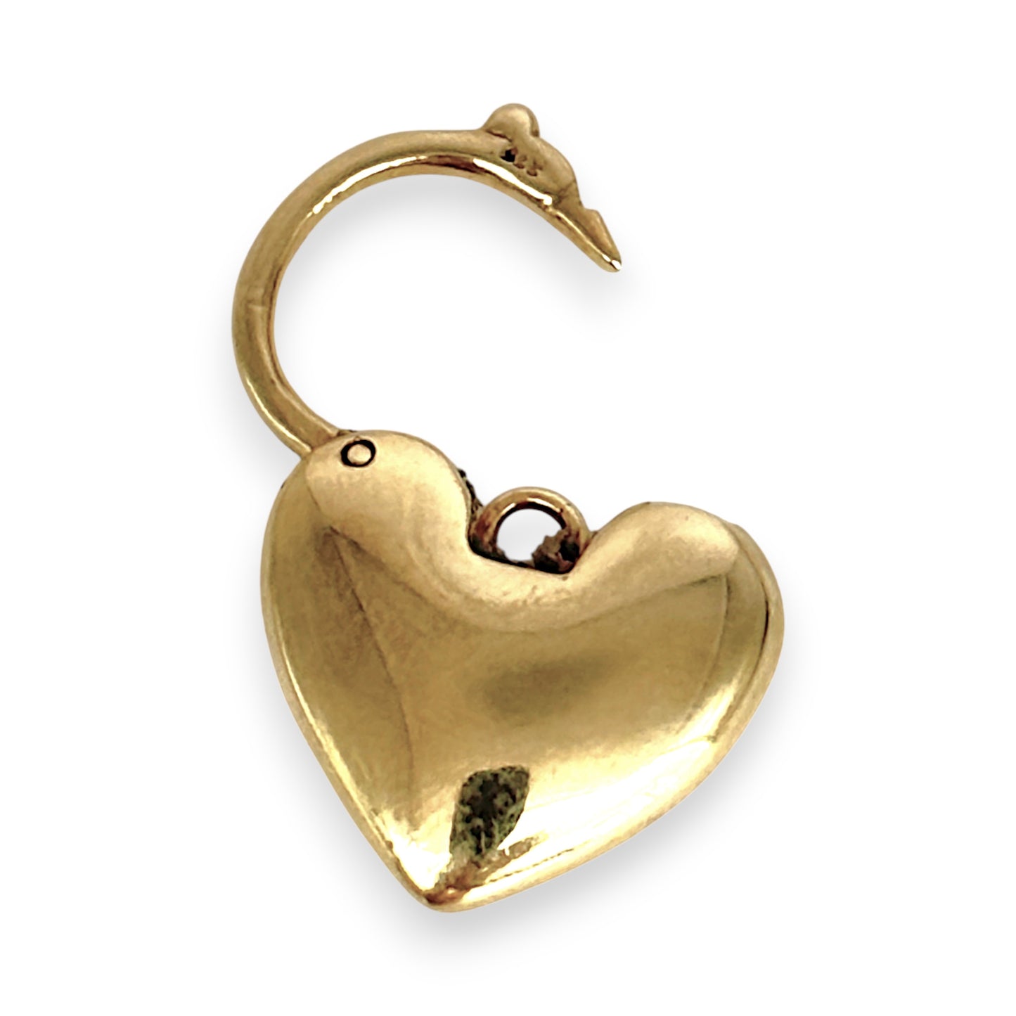 GOLD DEAL | 9ct (9K) Gold Locked in Love Heart Padlock Pendant