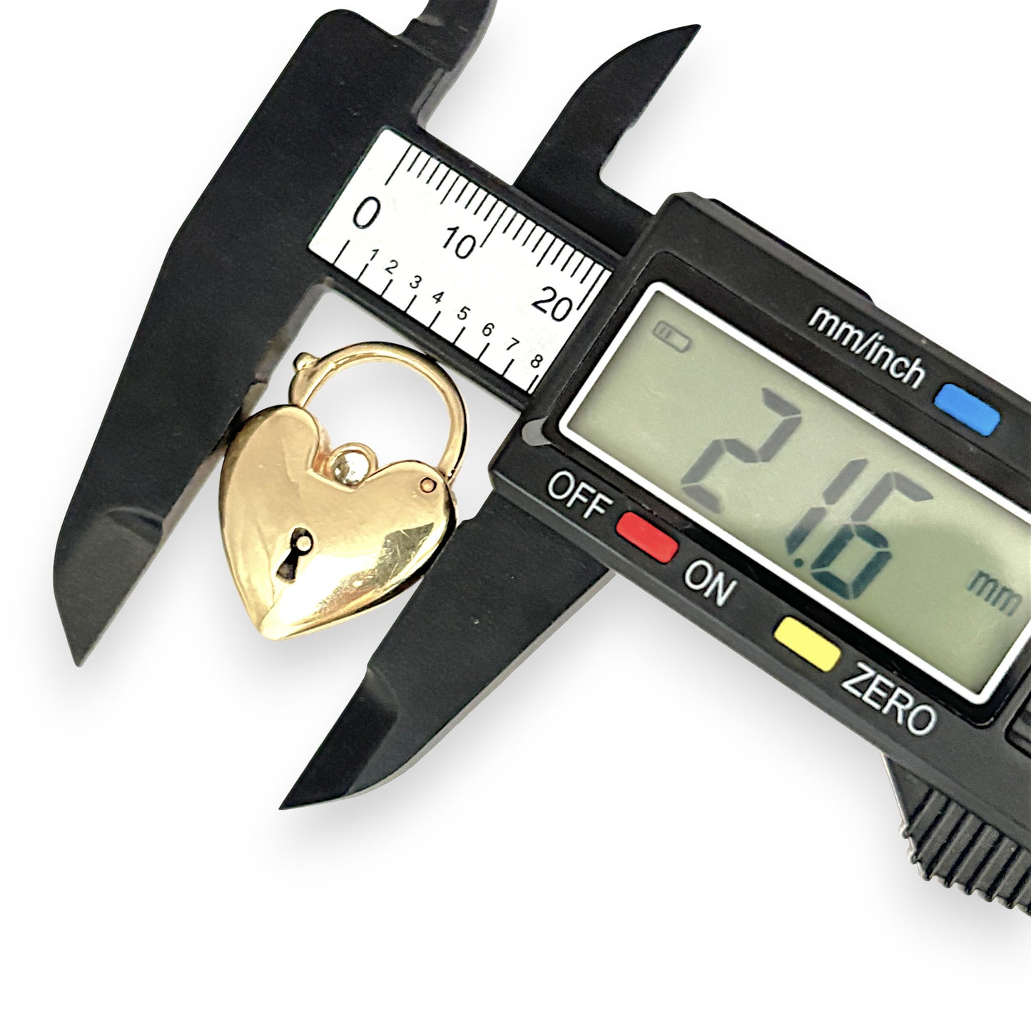 GOLD DEAL | 9ct (9K) Gold Locked in Love Heart Padlock Pendant