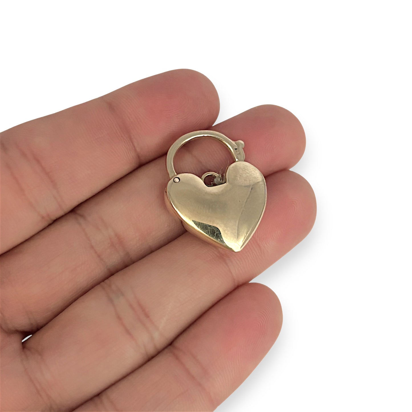 GOLD DEAL | 9ct (9K) Gold Locked in Love Heart Padlock Pendant