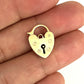 GOLD DEAL | 9ct (9K) Gold Sentinel Heart Padlock