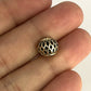 GOLD DEAL | 9ct (9K) Gold Lattice Elegance Charm with Black Contrast