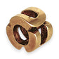 GOLD DEAL | 9ct (9K) Gold Bead Pendant - Letter "U"