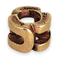 GOLD DEAL | 9ct (9K) Gold Bead Pendant - Letter "U"
