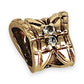 GOLD DEAL | 9ct (9K) Gold Bead Charm - Butterfly