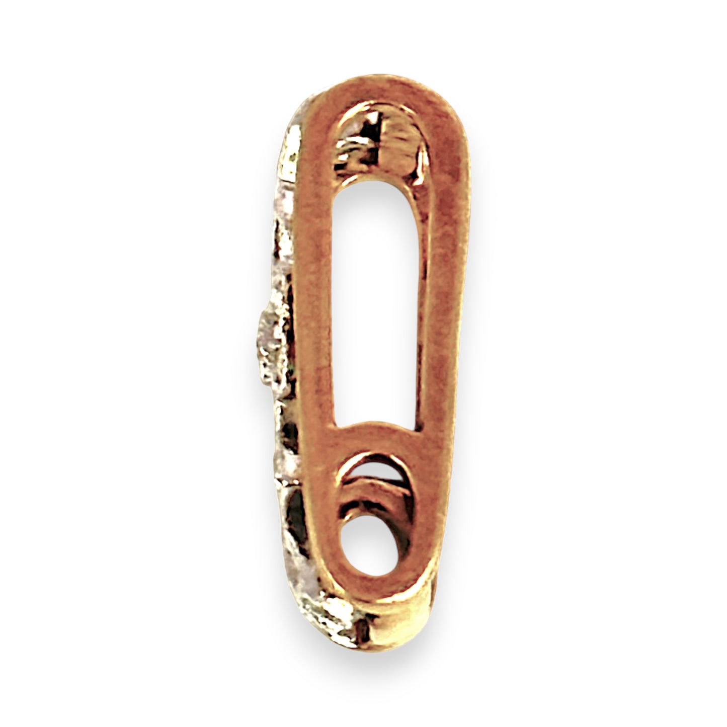 GOLD DEAL | 9ct (9K) Y/W Gold Vintage Floral Filigree Pendant with Diamonds