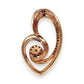 GOLD DEAL | 9ct (9K) Gold Golden Embrace Heart Pendant