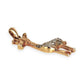 GOLD DEAL | 9ct (9K) Gold Golden Grace Pendant - Giraffe with Diamonds