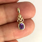 GOLD DEAL | 9ct (9K) Gold Royal Amethyst Drop Pendant