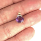 GOLD DEAL | 9ct (9K) Gold Oval Amethyst & Radiant Sparkle Diamond Accent Pendant
