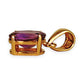 GOLD DEAL | 9ct (9K) Gold Violet Sparkle Oval Amethyst Pendant