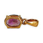 GOLD DEAL | 9ct (9K) Gold Violet Sparkle Oval Amethyst Pendant