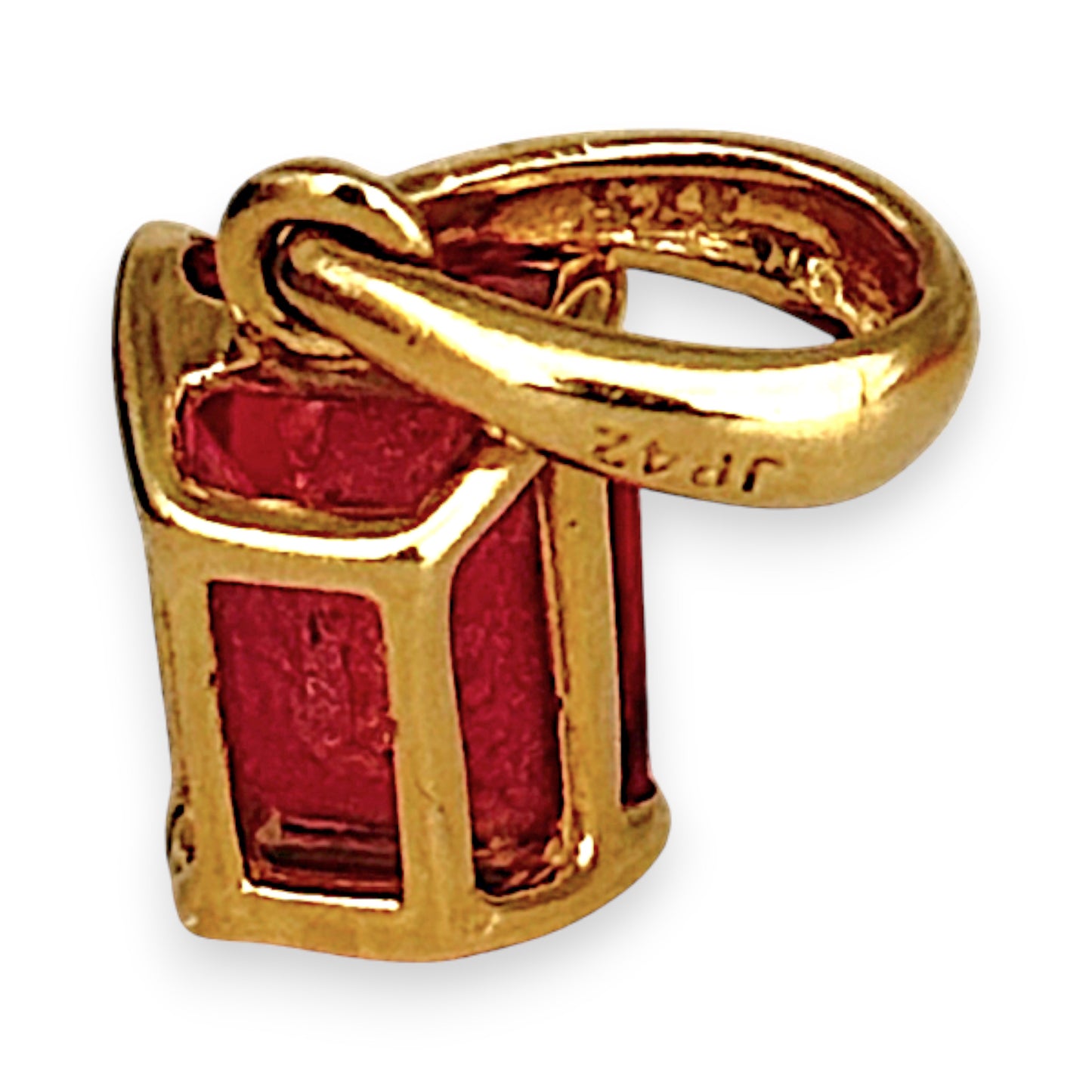 GOLD DEAL | 9ct (9K) Gold Vivid Sparkle Ruby Pendant