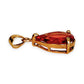 GOLD DEAL | 10ct (10K) Gold Teardrop Red Tourmaline Pendant