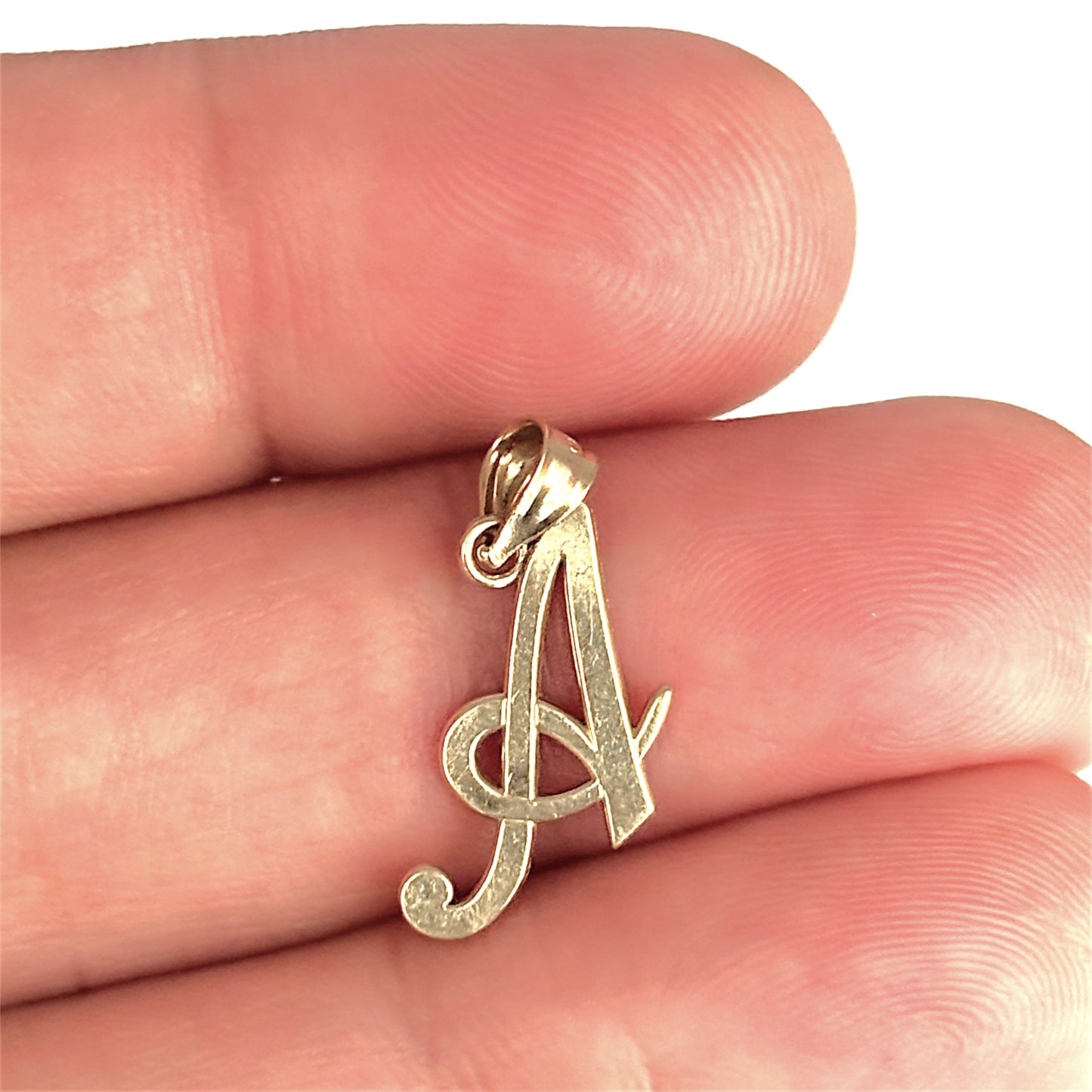 GOLD DEAL | 9ct (9K) Gold Letter A Pendant