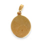 GOLD DEAL | 9ct (9K) Gold St. Christopher Oval Pendant 18.7mm