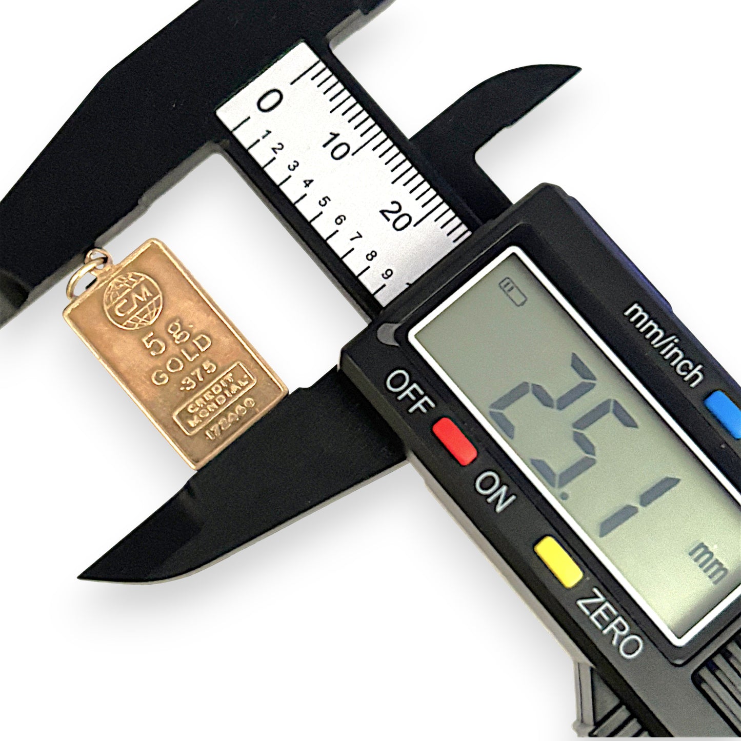 GOLD DEAL | 9ct (9K) Gold Bullion Bar Pendant