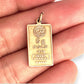 GOLD DEAL | 9ct (9K) Gold Bullion Bar Pendant