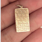 GOLD DEAL | 9ct (9K) Gold Bullion Bar Pendant