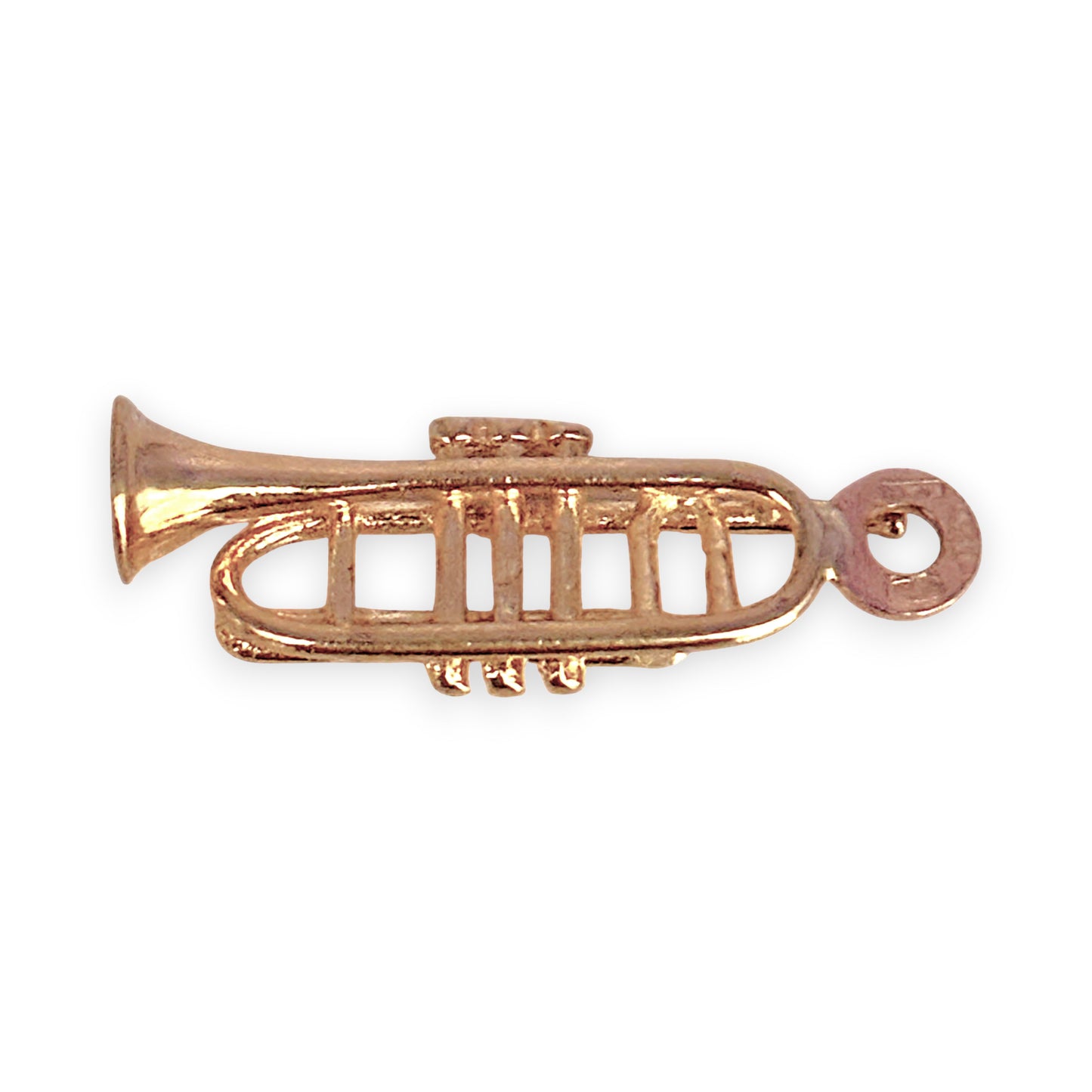 GOLD DEAL | 8ct (8K) Gold Golden Trumpet Pendant / Charm