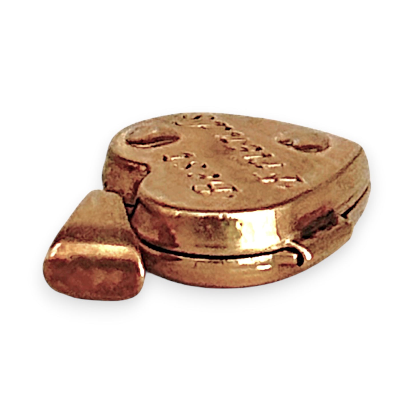 GOLD DEAL | 9ct (9K) Gold Heart Locket Pendant - Best Friends