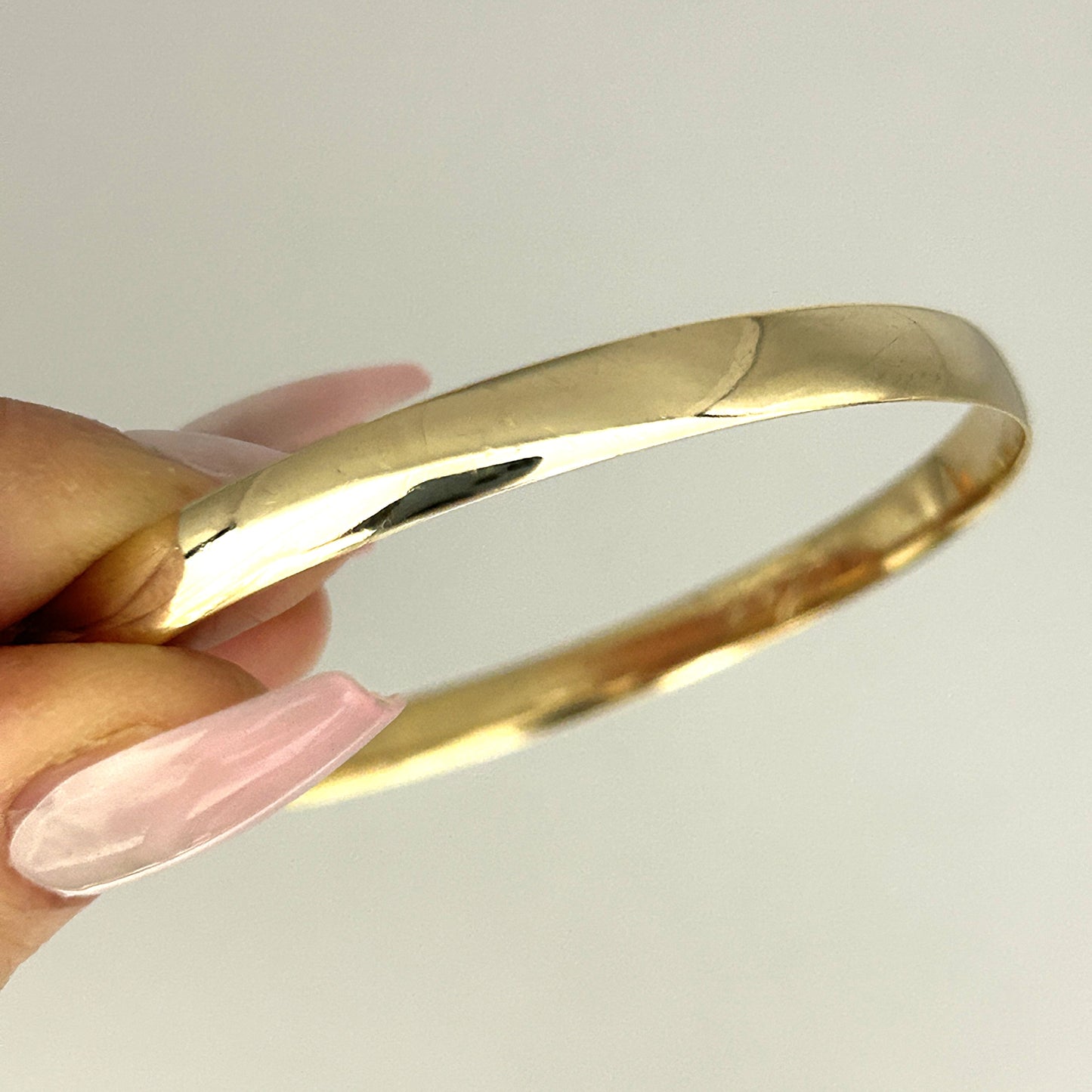 GOLD DEAL | 9ct (9K) Gold PROUNDS Radiant Bangle Valuation $3,600