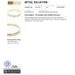 GOLD DEAL | 9ct (9K) Gold PROUNDS Radiant Bangle Valuation $3,600