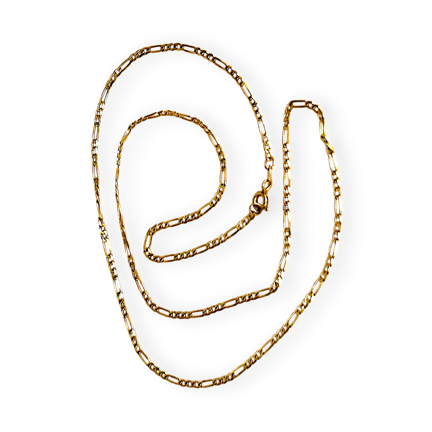 GOLD DEAL | 9ct (9K) Gold Refurbished Signature Figaro Chain 50cm