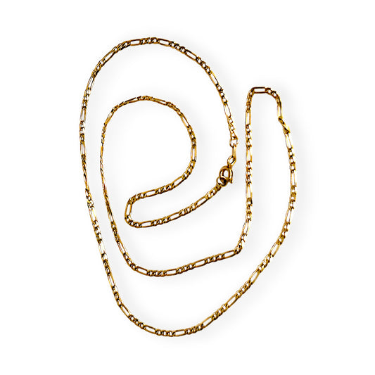 GOLD DEAL | 9ct (9K) Gold Refurbished Signature Figaro Chain 50cm
