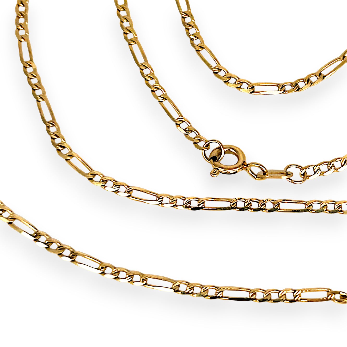 GOLD DEAL | 9ct (9K) Gold Refurbished Signature Figaro Chain 50cm