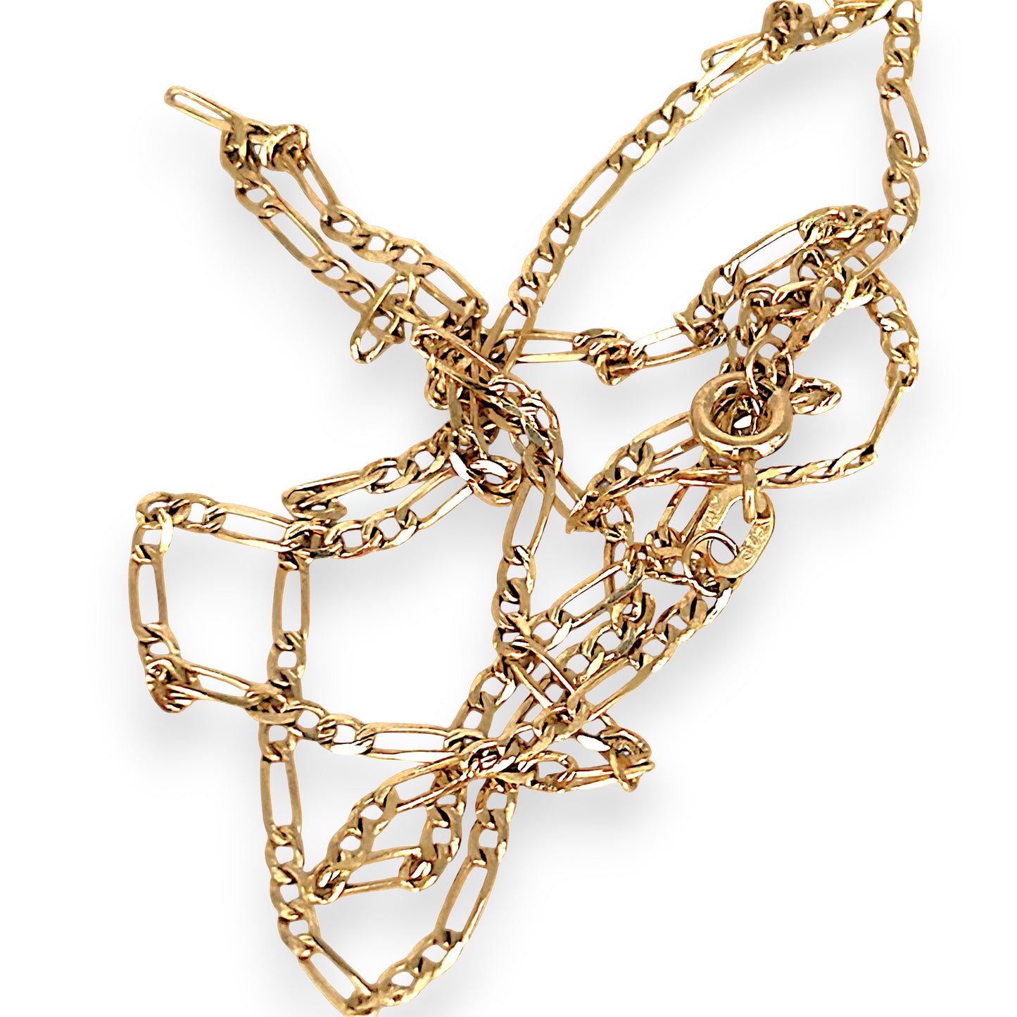 GOLD DEAL | 9ct (9K) Gold Refurbished Signature Figaro Chain 50cm