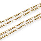 GOLD DEAL | 9ct (9K) Gold Refurbished Signature Figaro Chain 50cm