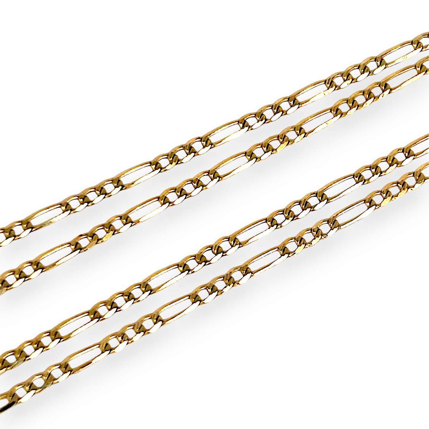 GOLD DEAL | 9ct (9K) Gold Refurbished Signature Figaro Chain 50cm