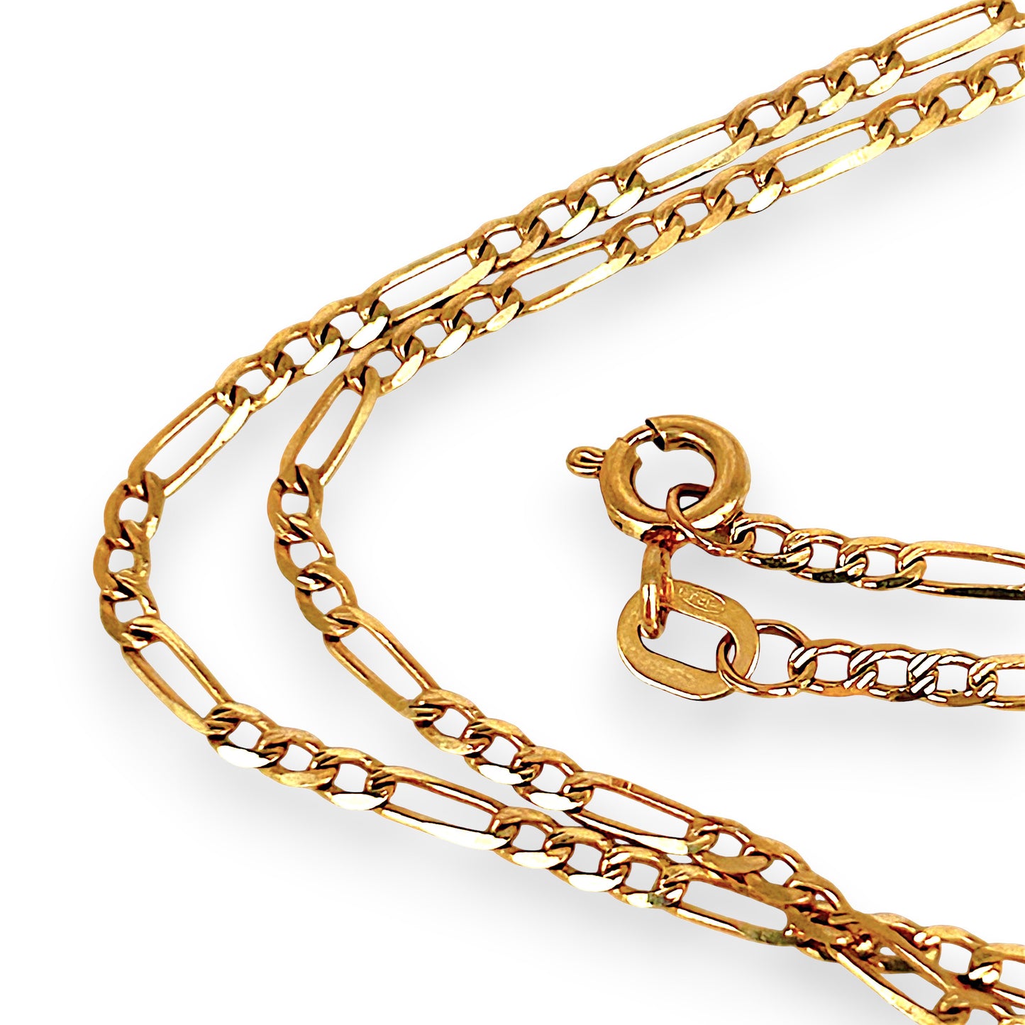 GOLD DEAL | 9ct (9K) Gold Refurbished Signature Figaro Chain 50cm