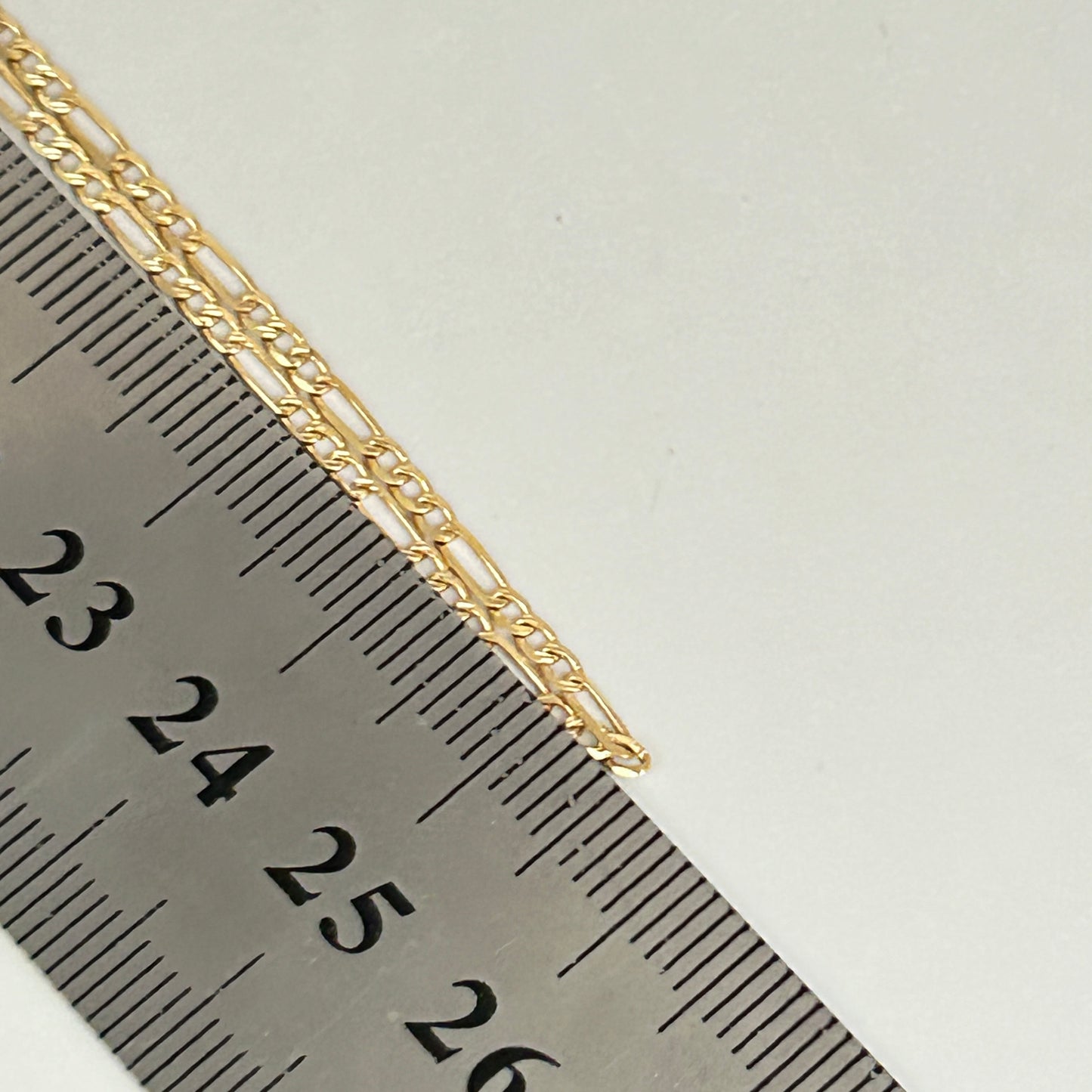 GOLD DEAL | 9ct (9K) Gold Refurbished Signature Figaro Chain 50cm