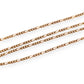 GOLD DEAL | 9ct (9K) Gold Refurbished Elegant Fine Figaro Chain 45cm