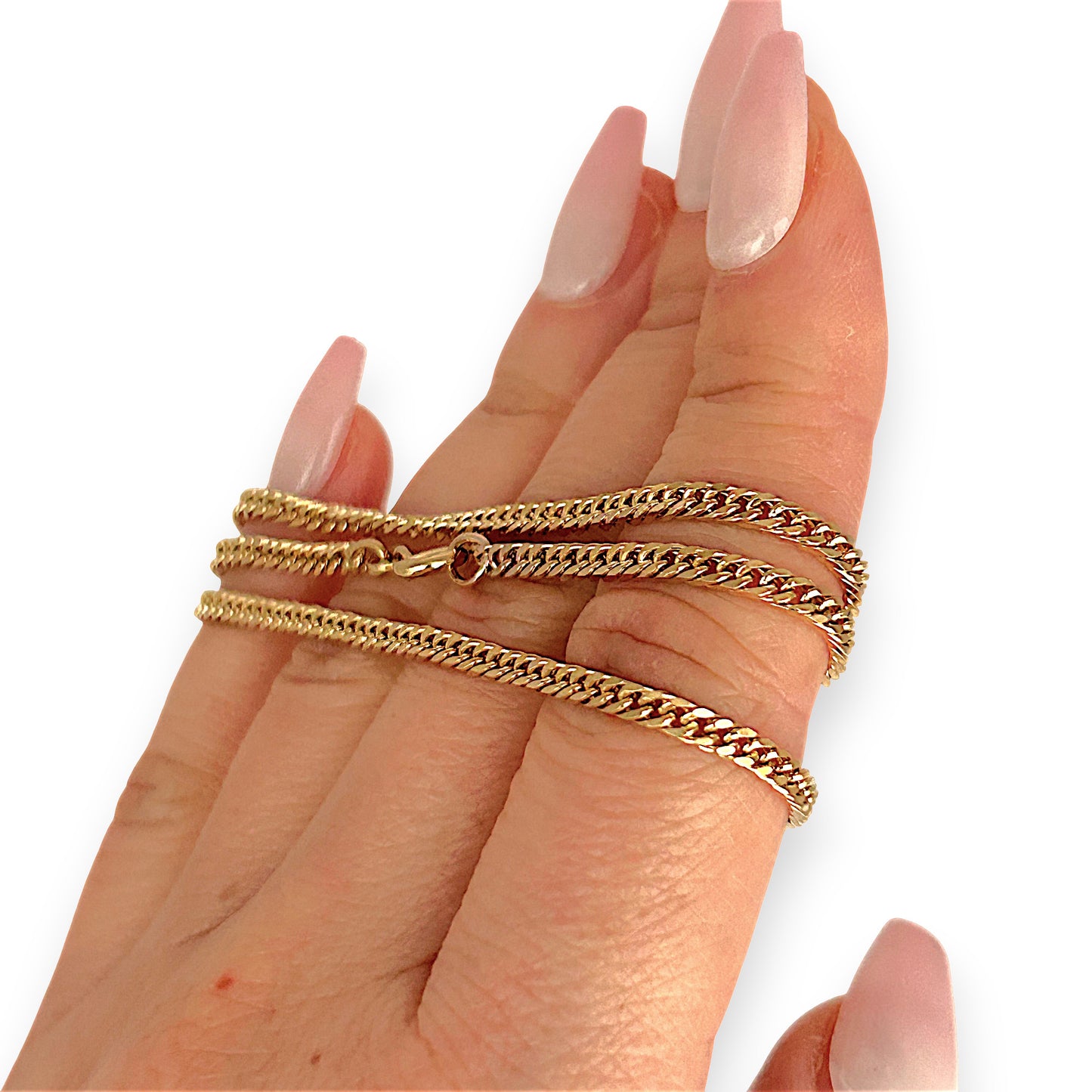 GOLD DEAL | 9ct (9K) Gold Soft Cuban Link Chain 45cm