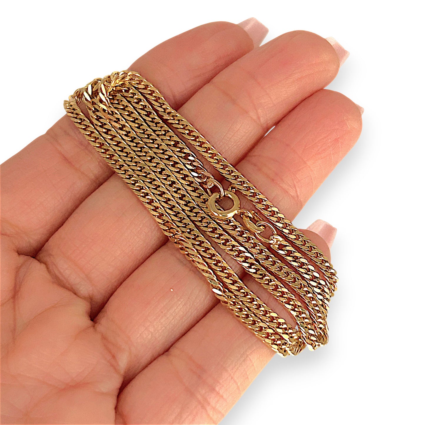 GOLD DEAL | 9ct (9K) Gold Soft Cuban Link Chain 45cm