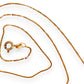 GOLD DEAL | 9ct (9K) Gold Italian Sleek Soft Feel Box Refurbished Chain 55cm