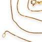 GOLD DEAL | 9ct (9K) Gold Italian Sleek Soft Feel Box Refurbished Chain 55cm