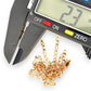 GOLD DEAL | 9ct (9K) Gold Fearless 1 - 3 Figaro Chain 49cm