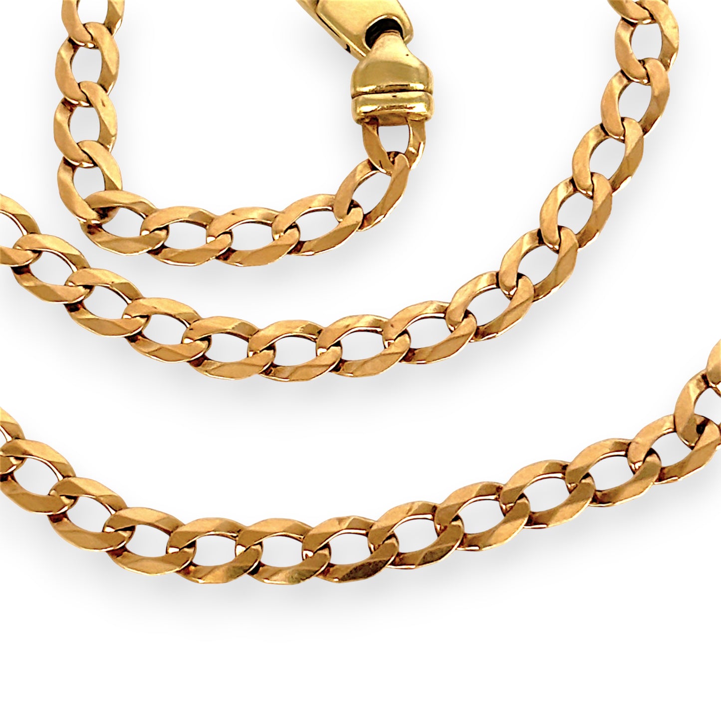 GOLD DEAL | 9ct (9K) Gold Built to Impress Curb Link Chain 60cm