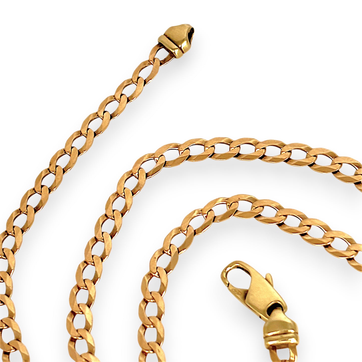 GOLD DEAL | 9ct (9K) Gold Built to Impress Curb Link Chain 60cm
